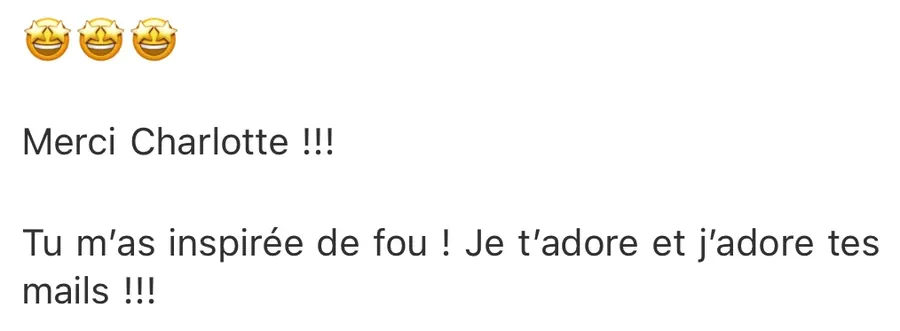 Témoignage lectrice